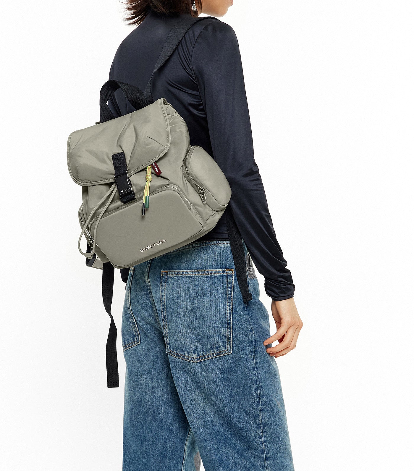 Medium Pocket Backpack Dark Stone