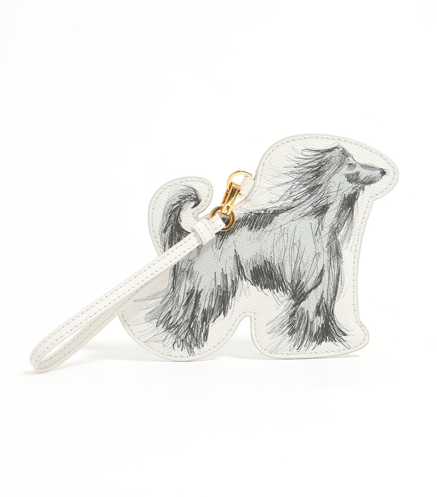 Pencil Greyhound Coin Purse Gray