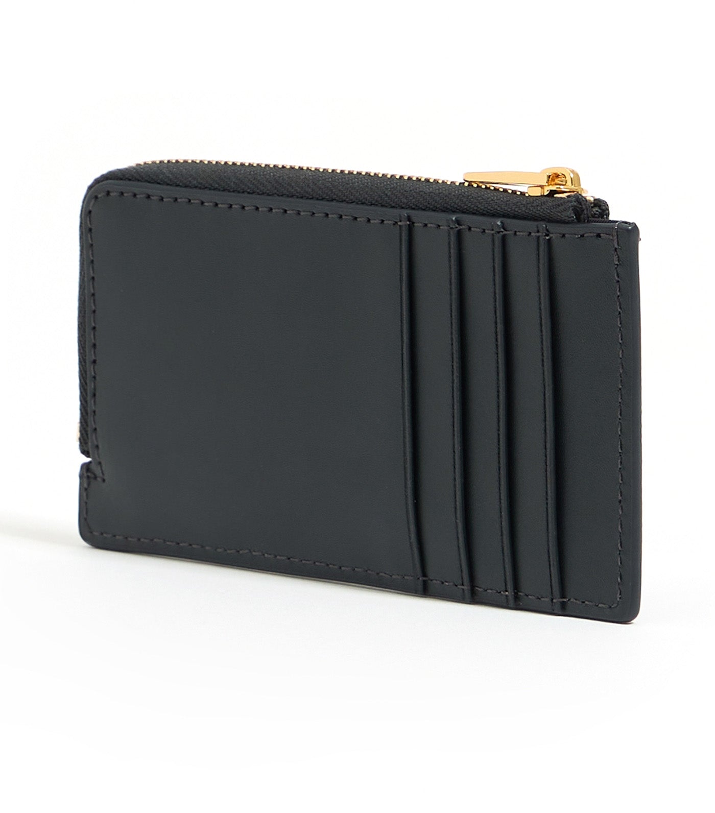 Daisy Card Holder/Coin Purse Anthracite