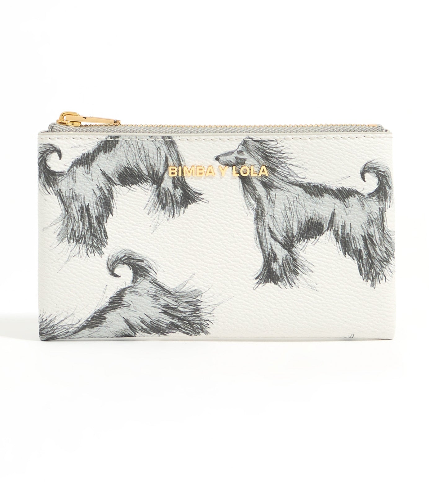 Pencil Greyhound Coin Purse Gray