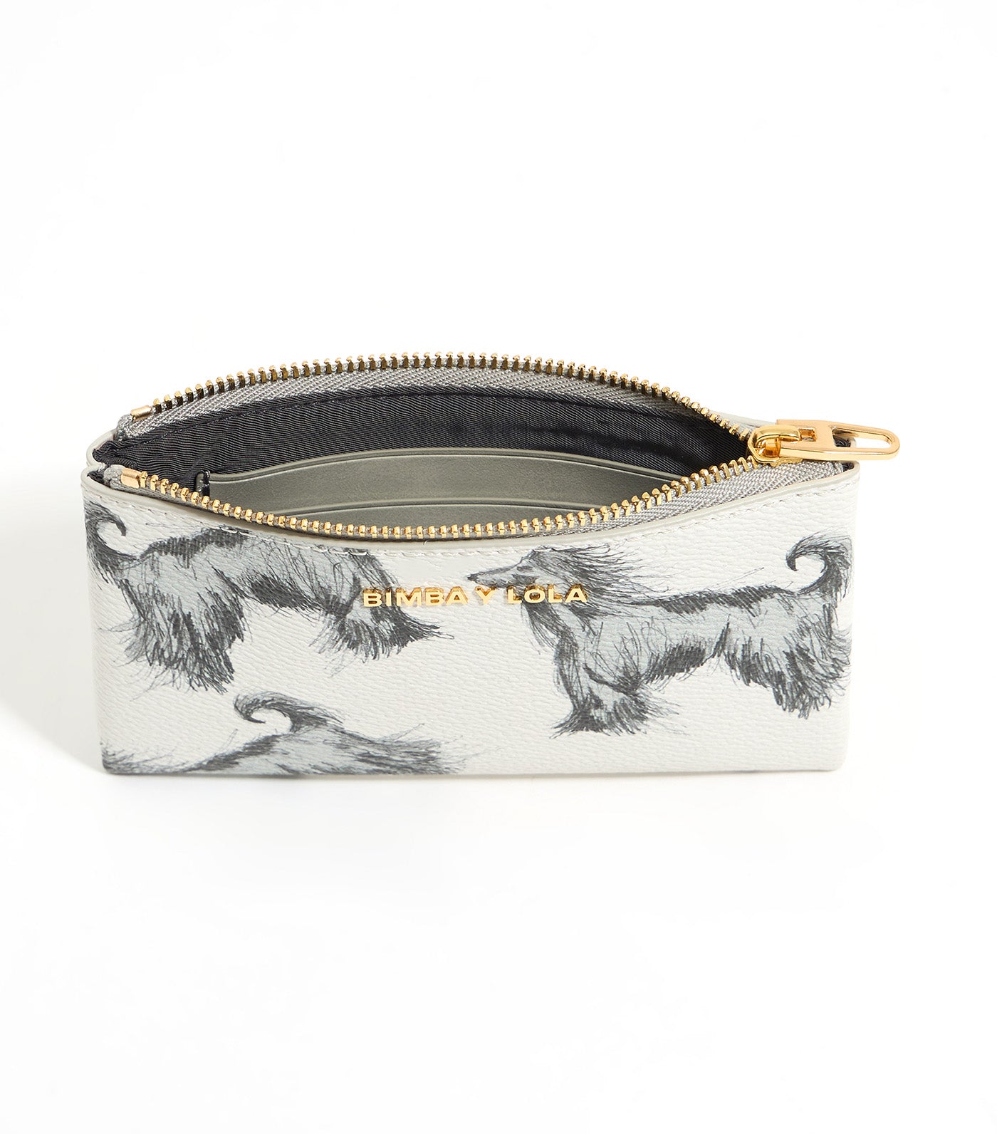 Pencil Greyhound Coin Purse Gray