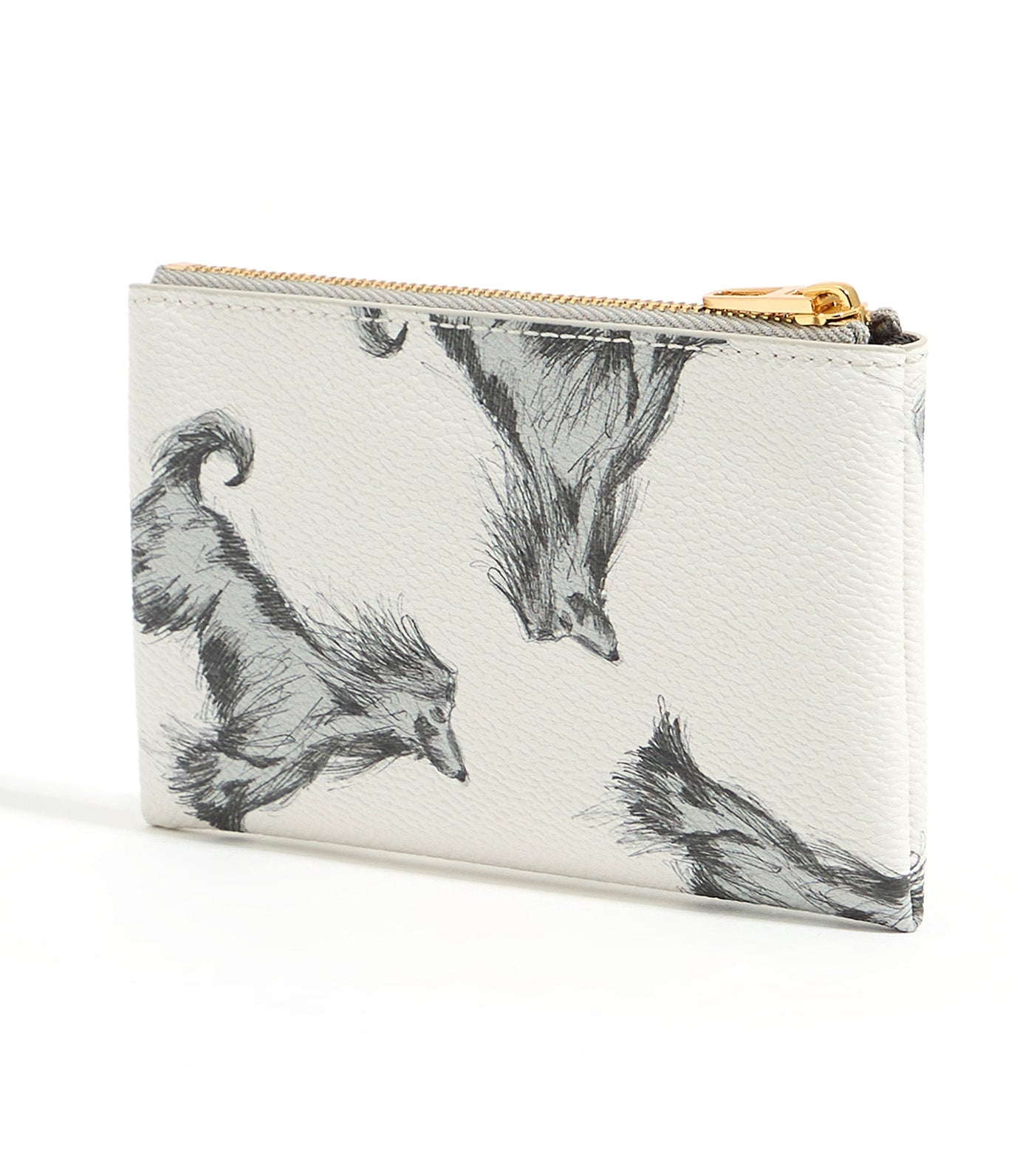 Pencil Greyhound Coin Purse Gray