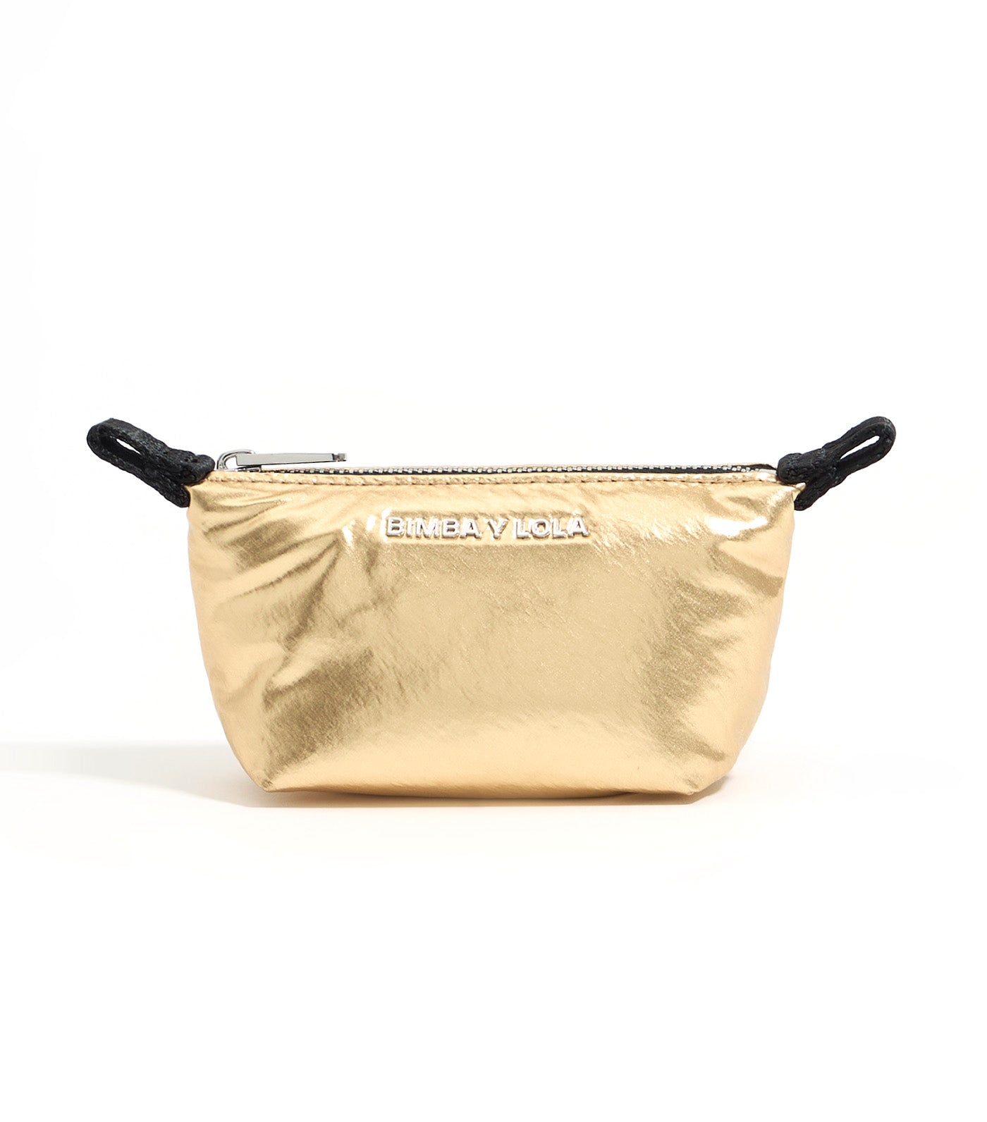 Mini Metallic Fabric Trapezium Coin Purse
