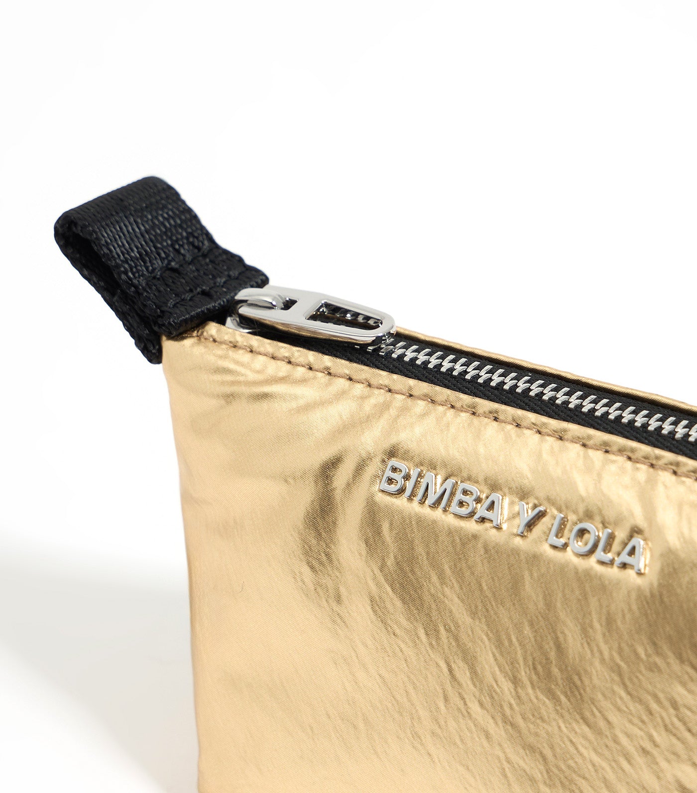 Mini Metallic Fabric Trapezium Coin Purse