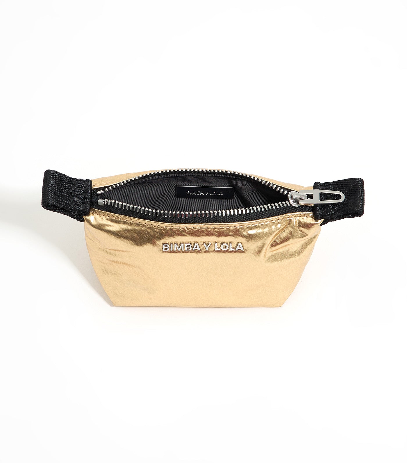Mini Metallic Fabric Trapezium Coin Purse