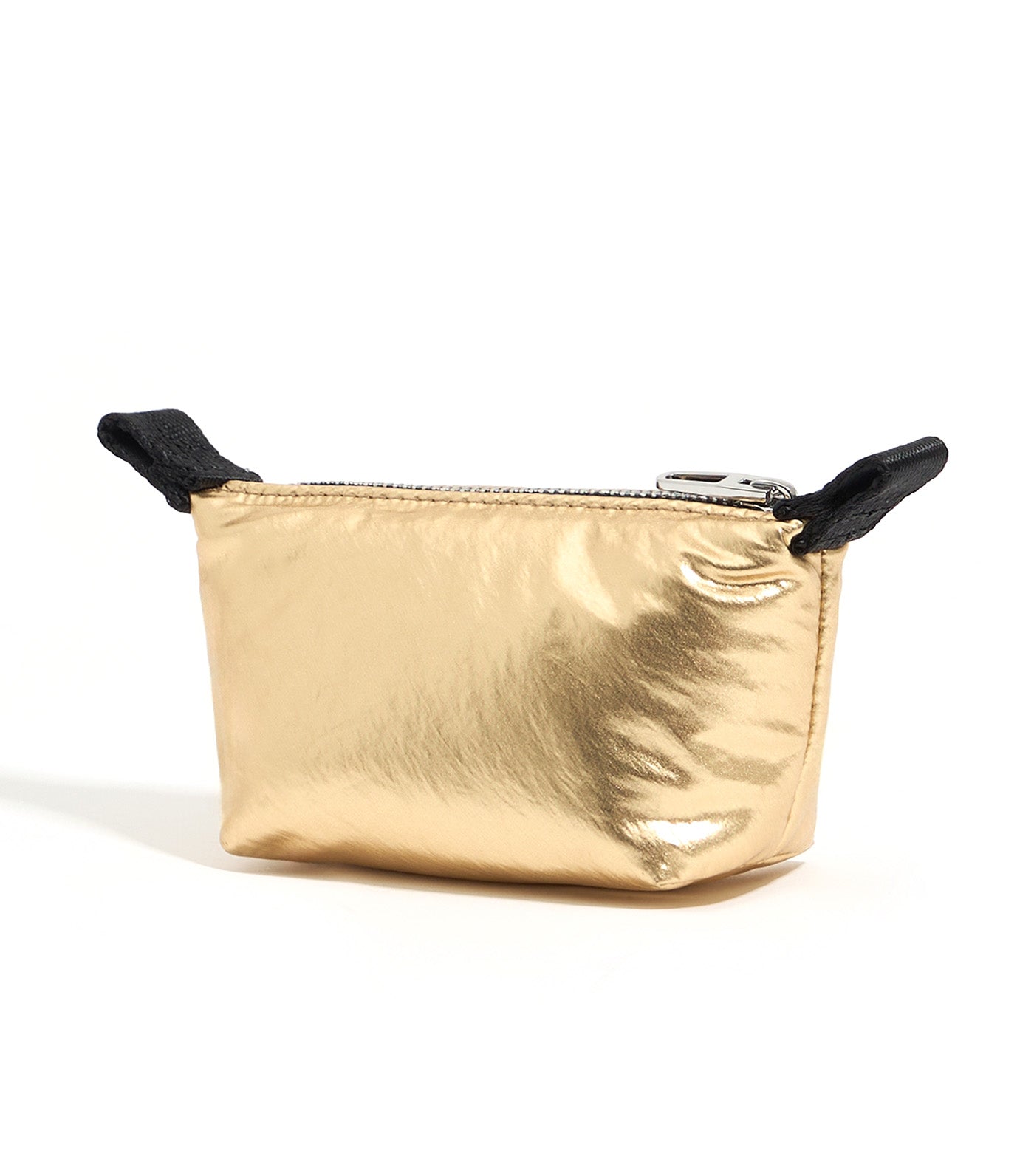 Mini Metallic Fabric Trapezium Coin Purse