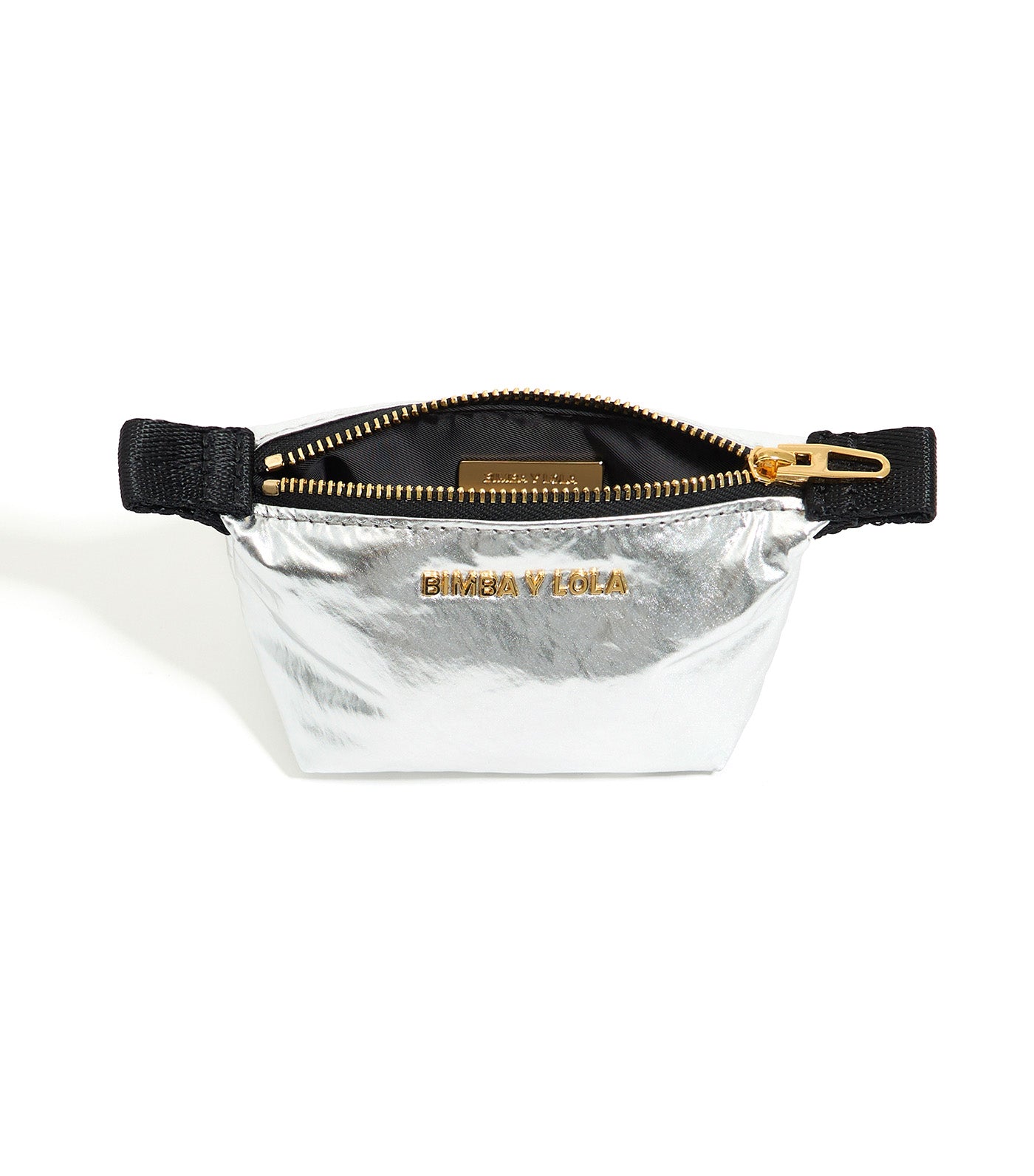 Mini Metallic Fabric Trapezium Coin Purse