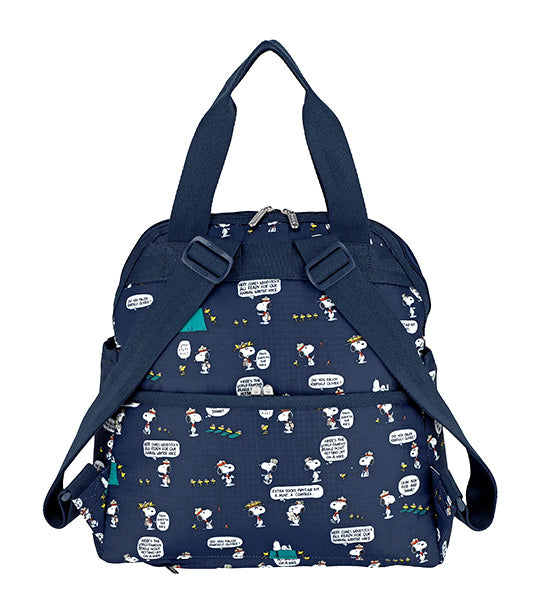 LeSportsac x Peanuts Double Trouble Backpack Beagle Scouts