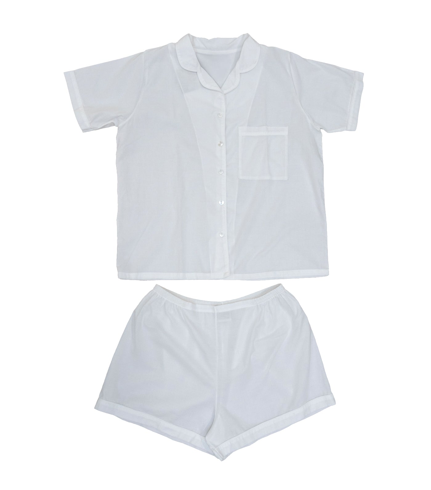 Sleepwear Irene Shorts White