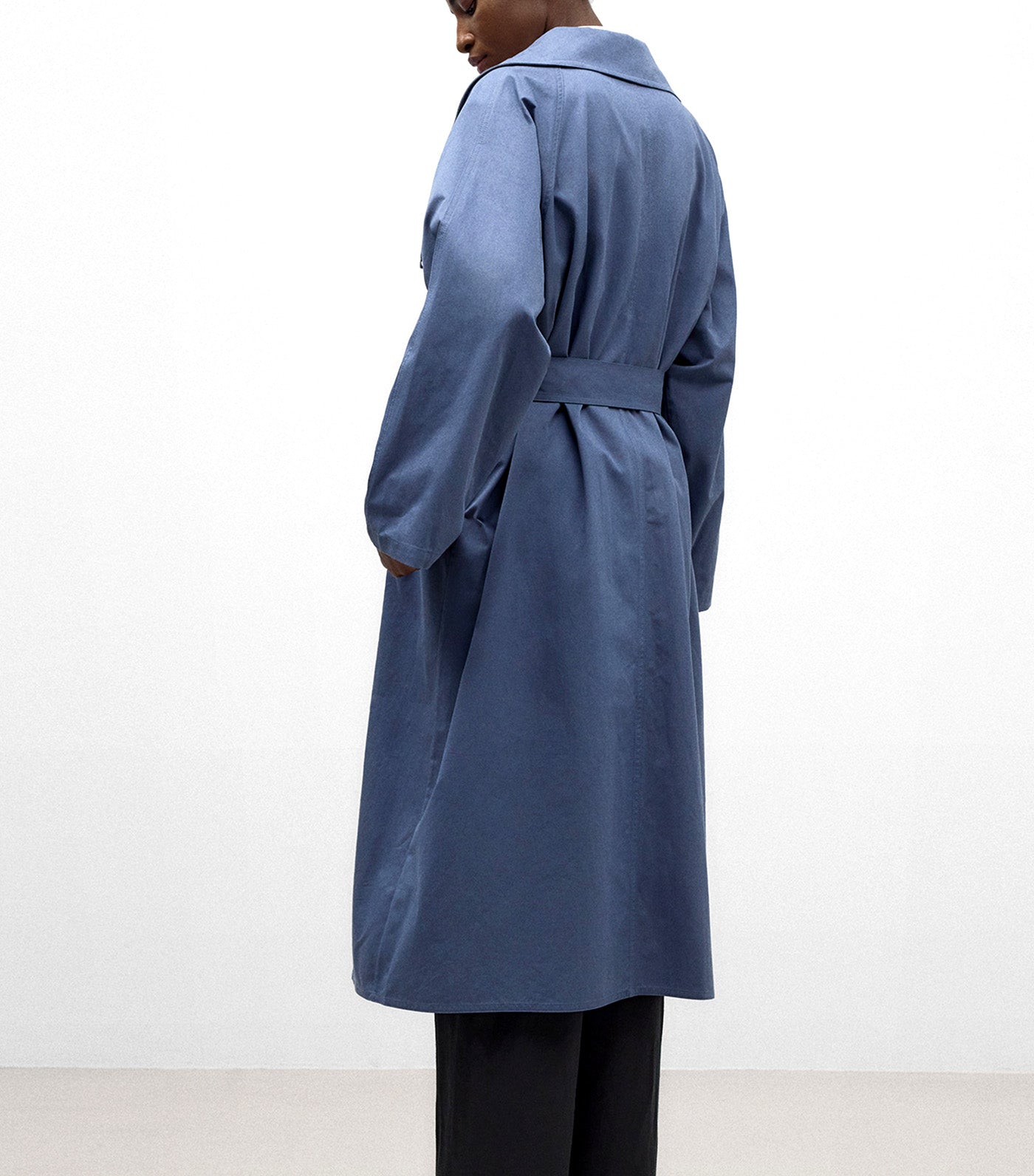 Trench Coat Petrol Blue