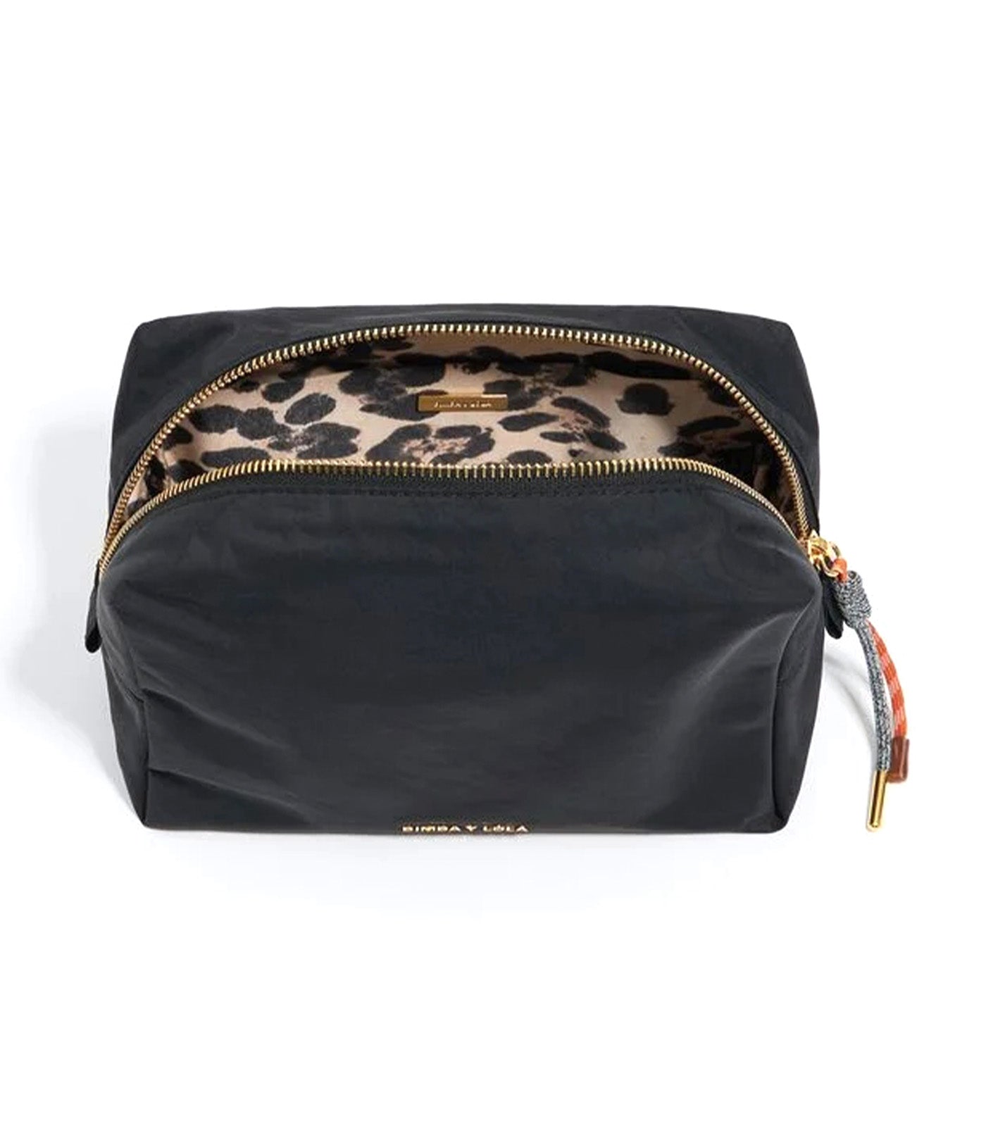 Large Nylon Make-Up Case Black