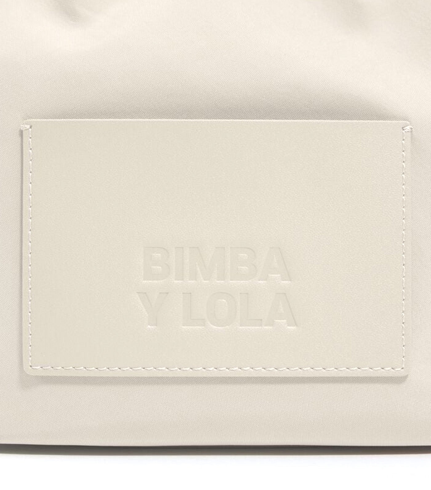 Small Nylon Chihuahua Bag Stone White
