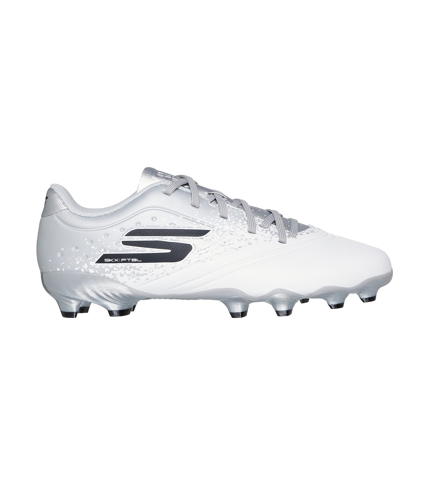 Razor 1.5 Jr Youth FG™ White Synthetic/Silver Trim