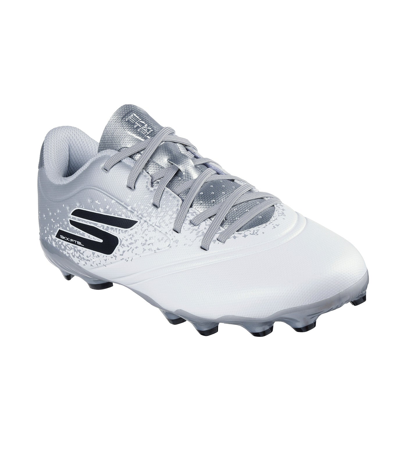 Razor 1.5 Jr Youth FG™ White Synthetic/Silver Trim