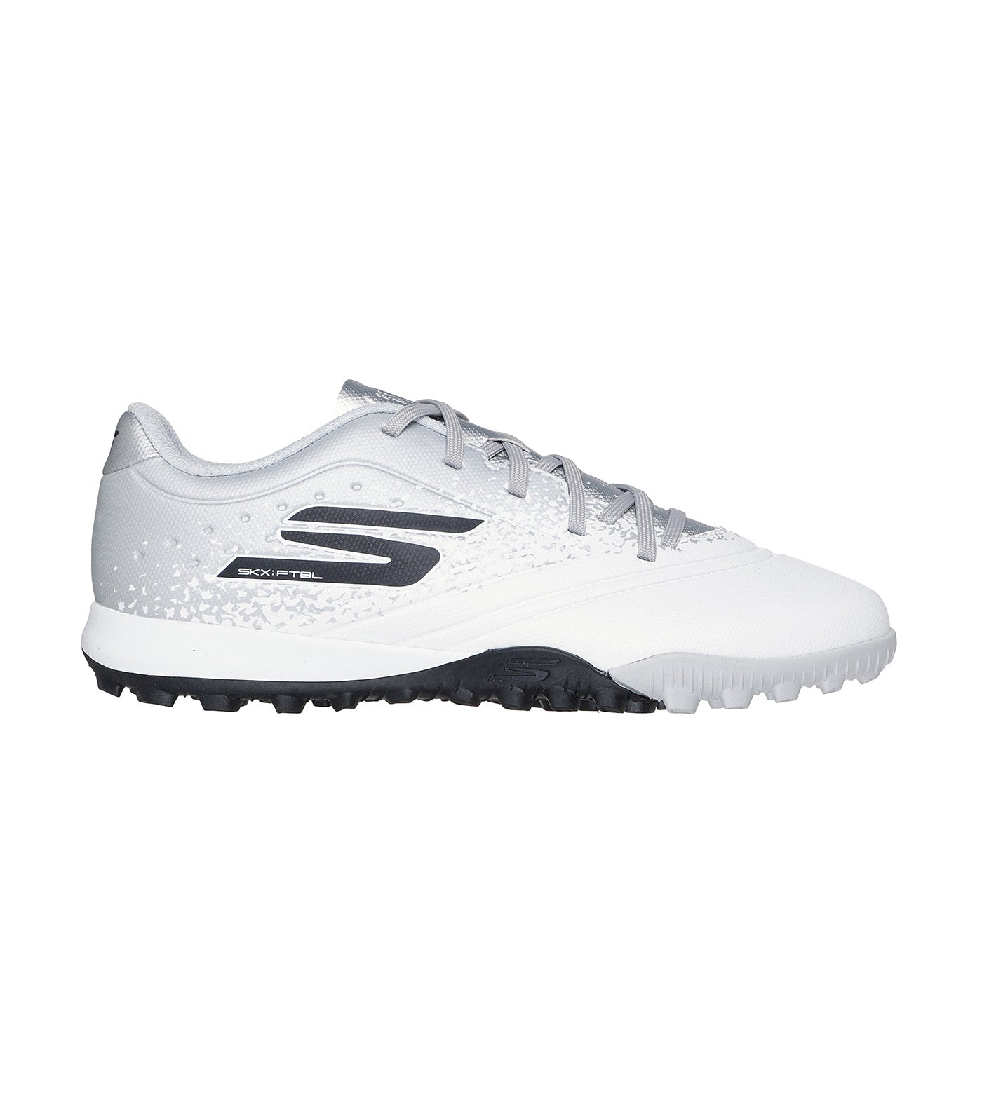 Razor 1.5 Jr Youth TF™ White Synthetic/Silver Trim