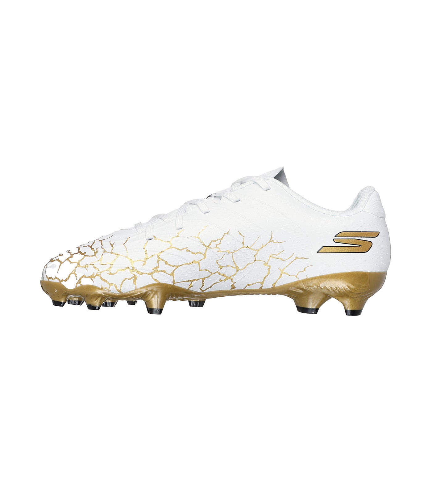 Skechers Soccer™ SKX_1.5 Jr Youth FG™ White Synthetic/Gold Trim