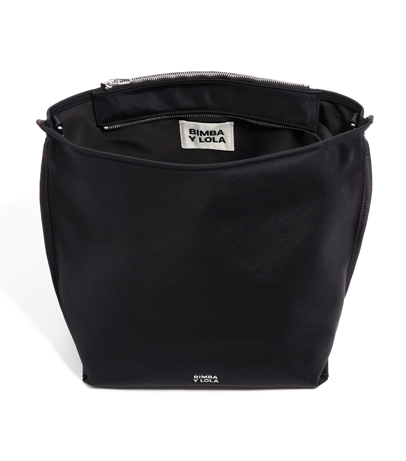 Large Nylon Carlino Bag Black