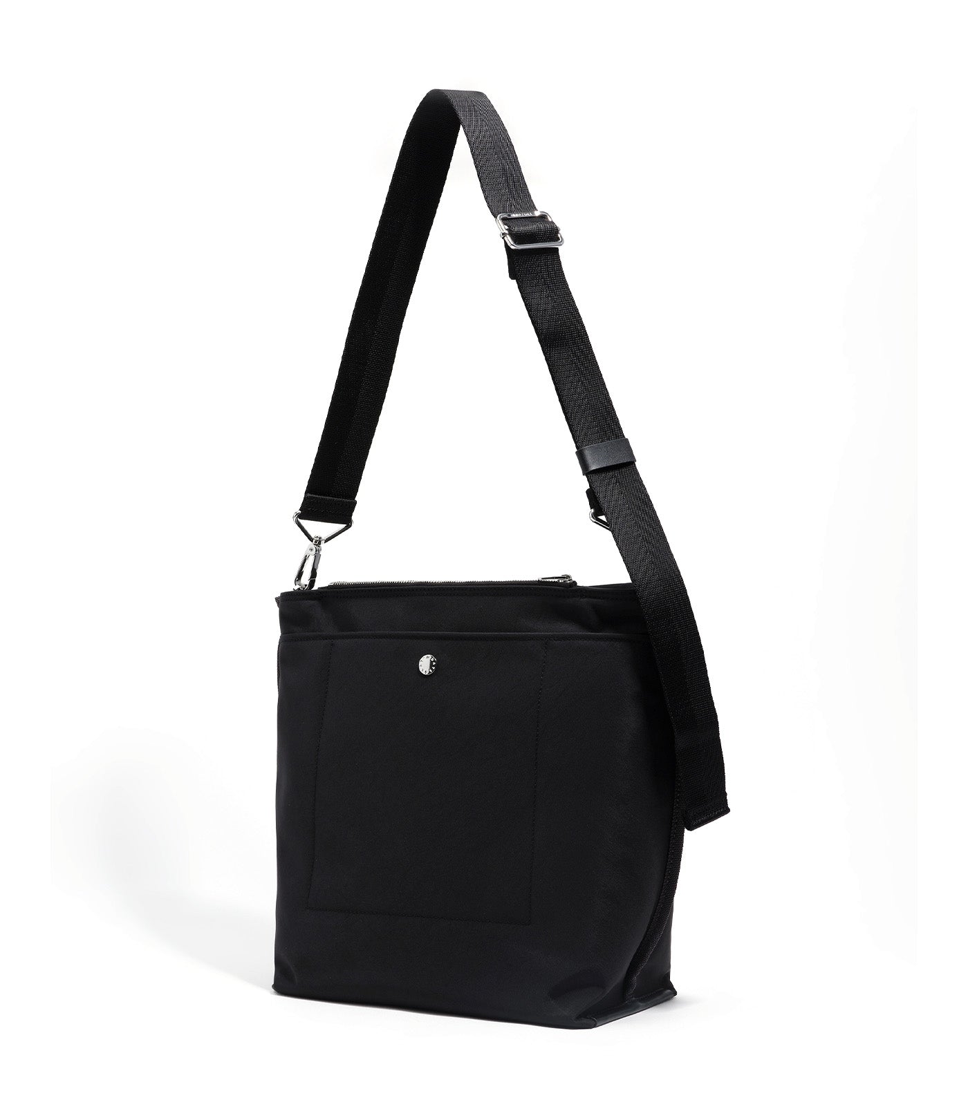 Large Nylon Carlino Bag Black