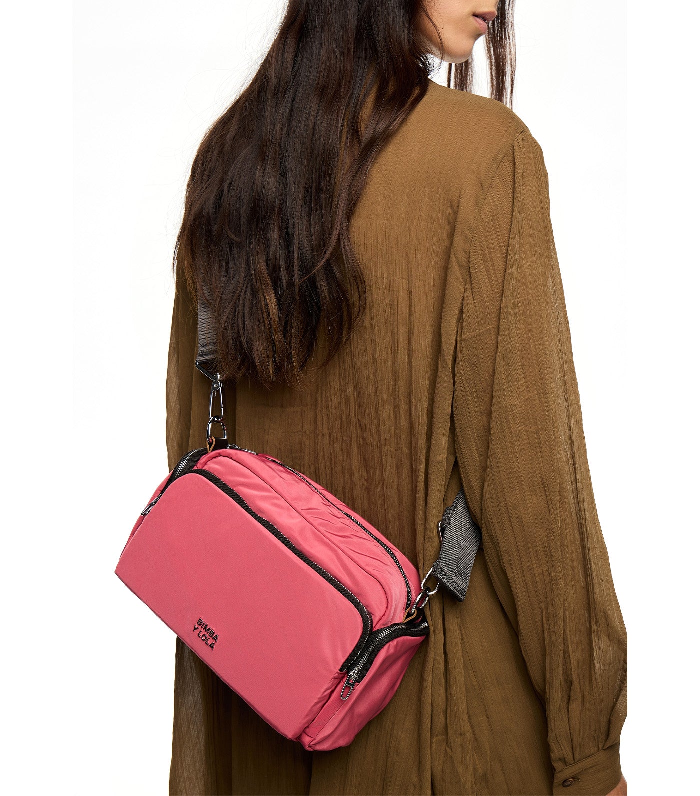 Medium Nylon Pocket Crossbody Bag