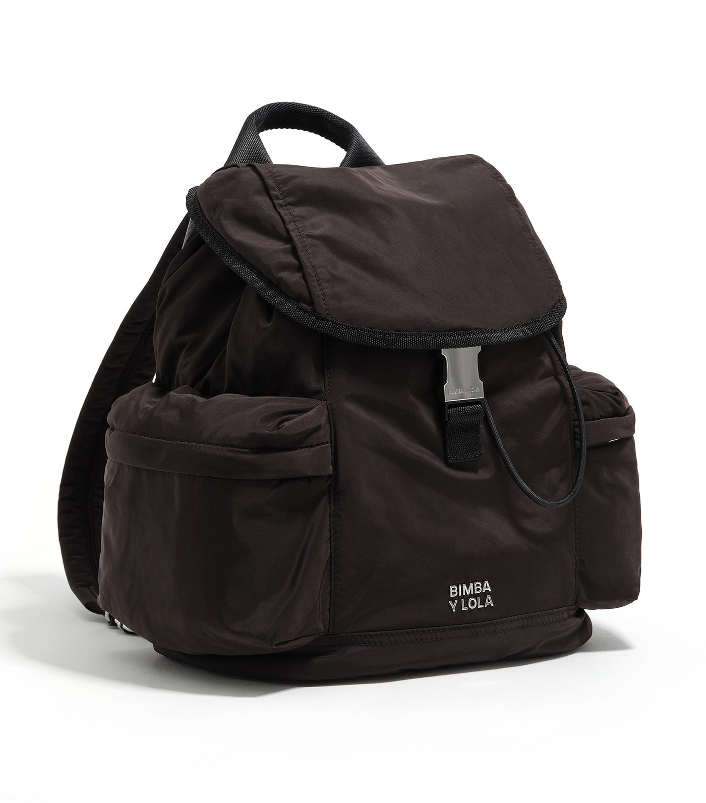 Large Nylon Backpack Charcoal