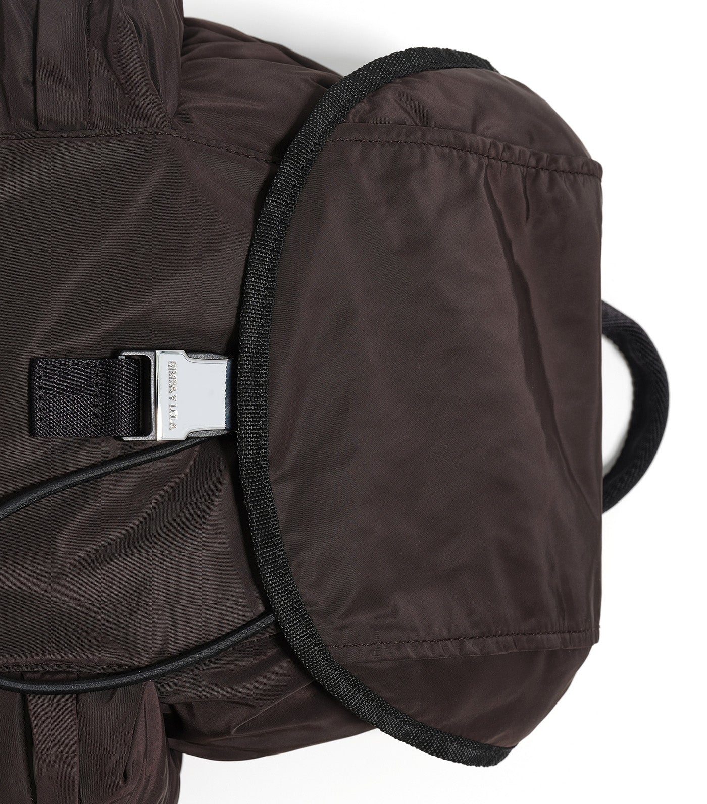 Large Nylon Backpack Charcoal