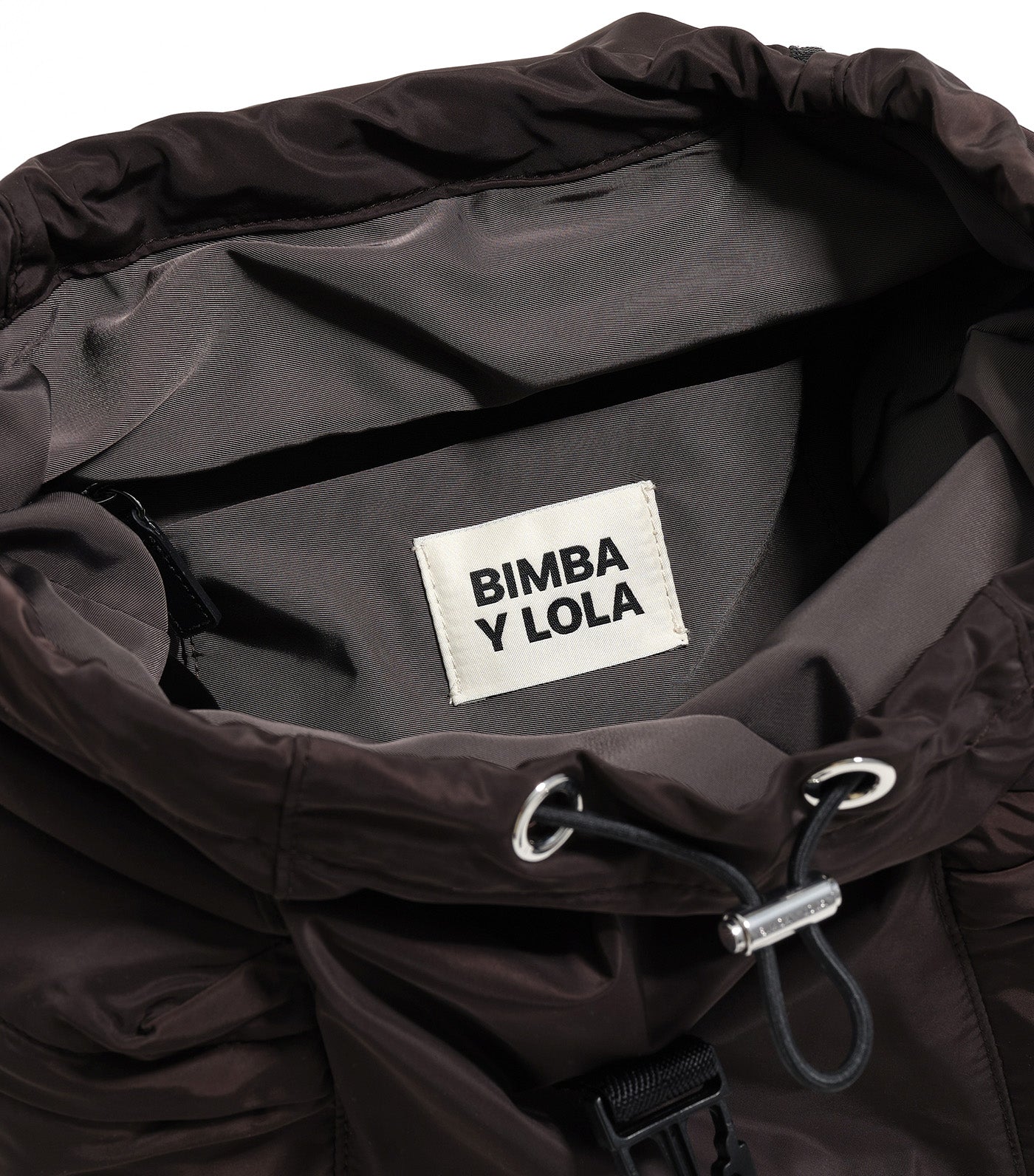 Large Nylon Backpack Charcoal