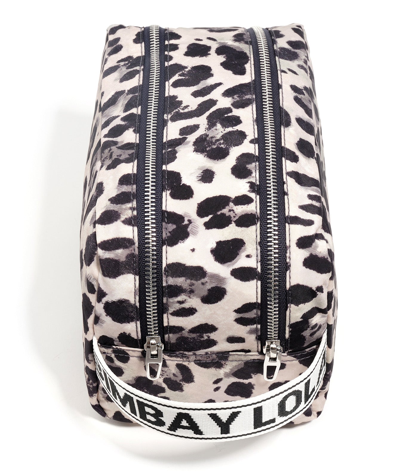 Large Nylon Make-Up Case Leopard Print