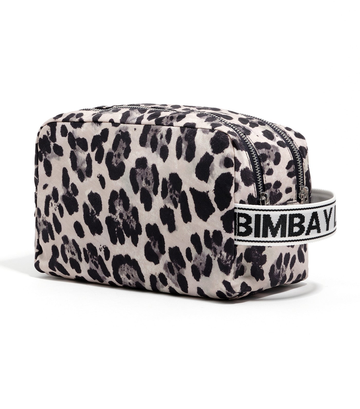 Large Nylon Make-Up Case Leopard Print