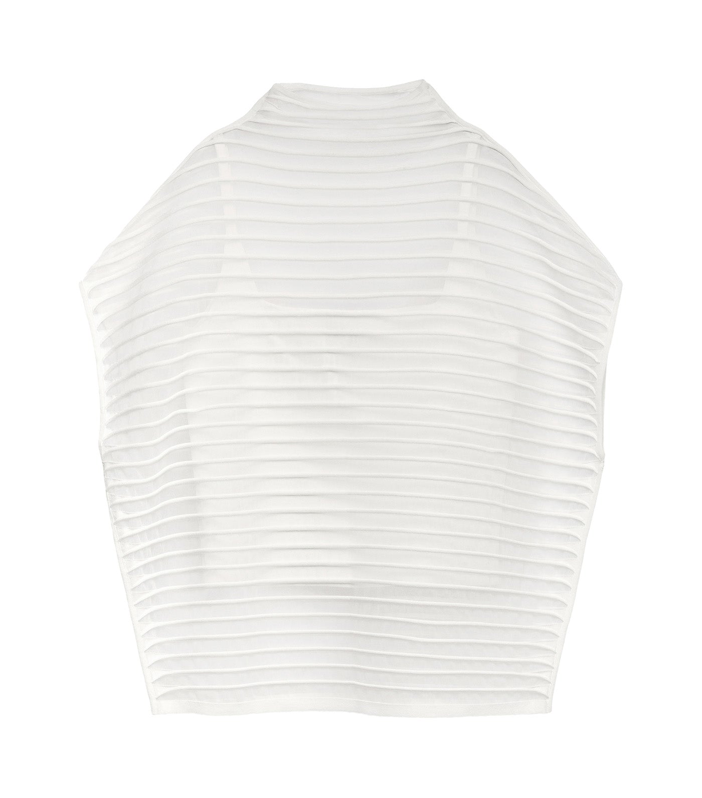 Knit Sheer Sweater Ecru