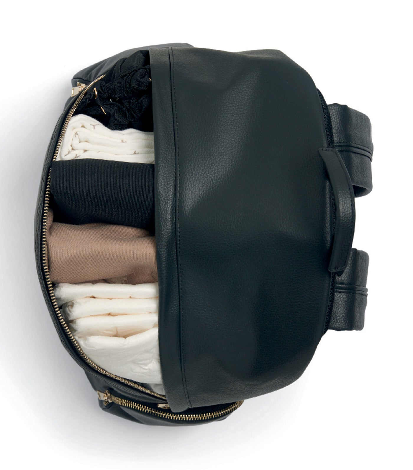 Strada Luxe Changing Backpack Black/Gold