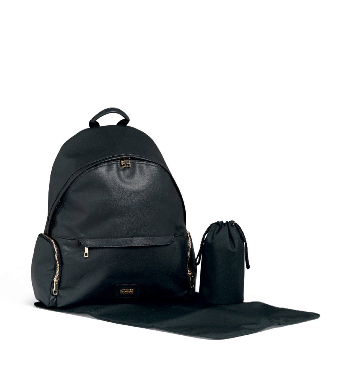 Strada Luxe Changing Backpack Black/Gold
