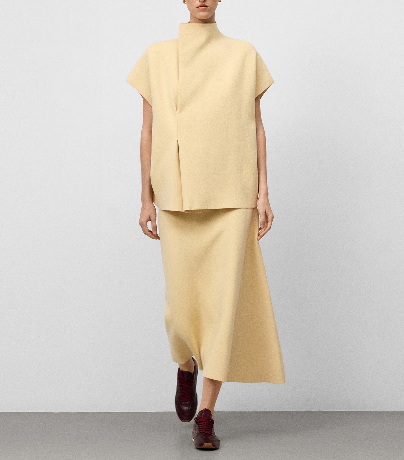 Double-Knit Vest Cream