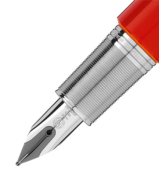(Montblanc M)RED Fountain Pen F Red