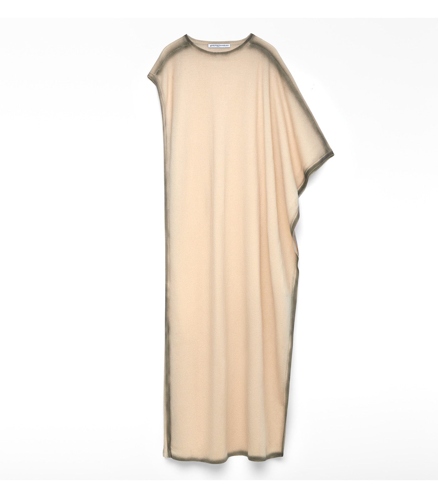 Spray Effect Asymmetrical Cape Camel