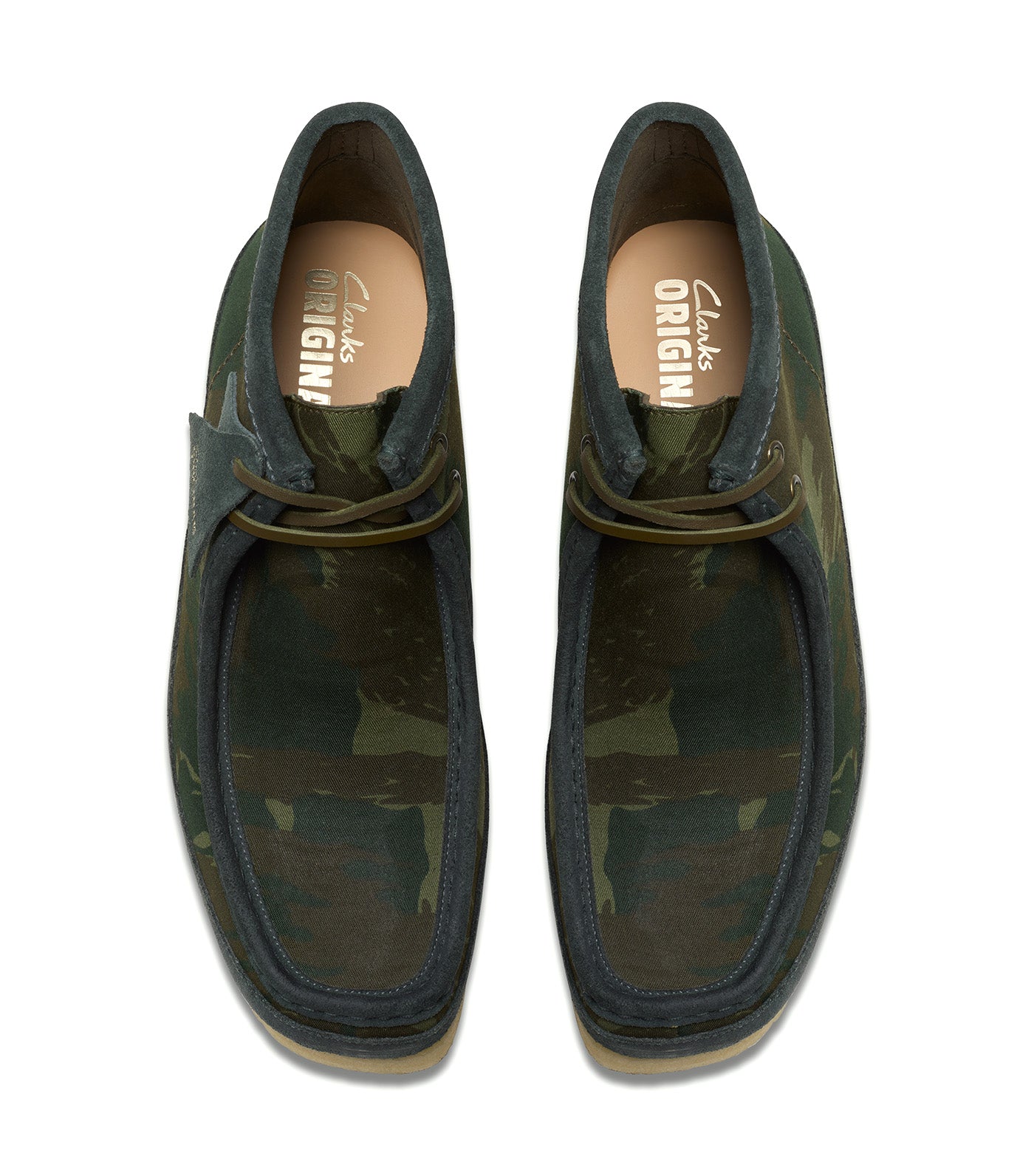 Wallabee Boot Green Camouflage