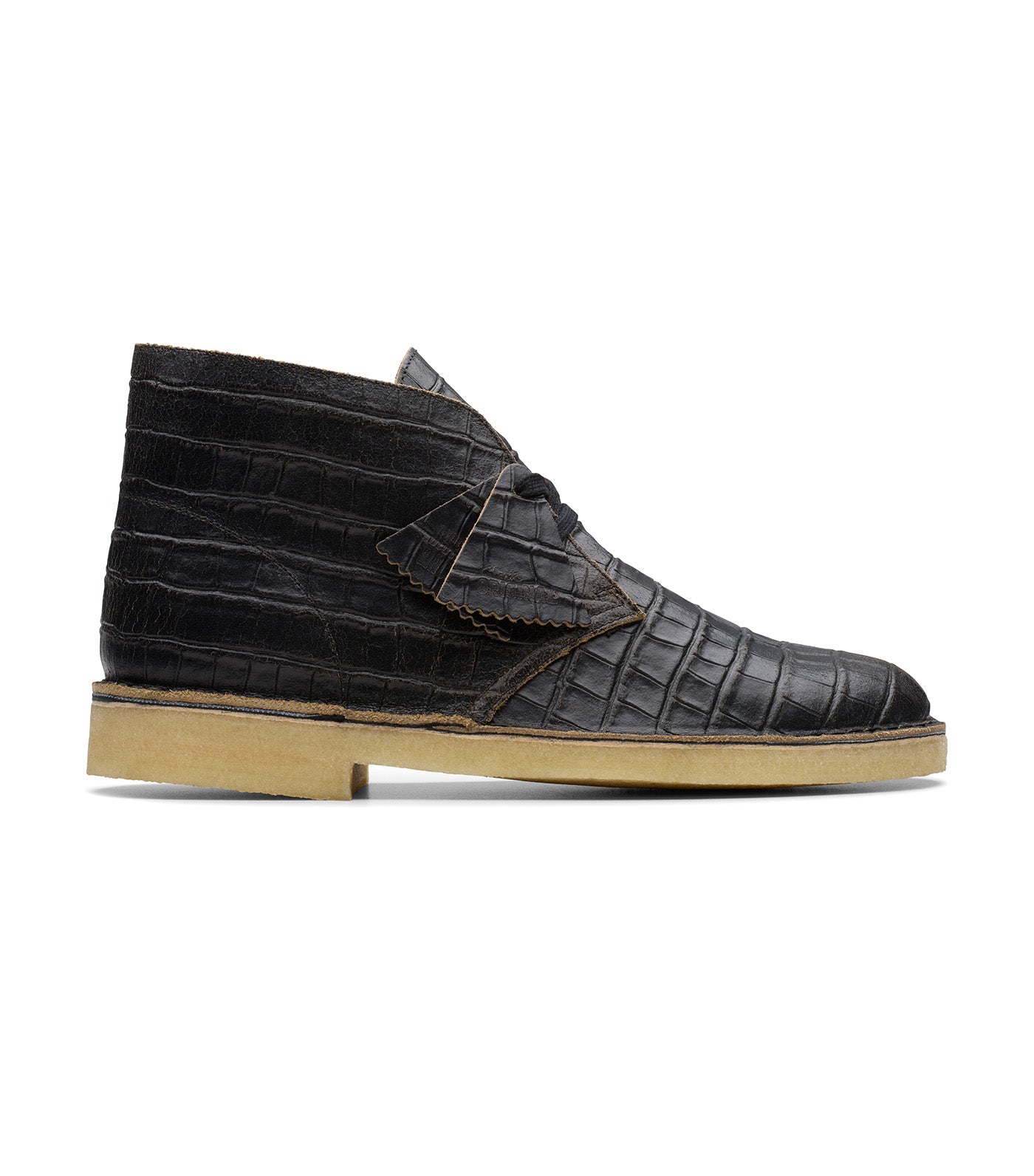 Desert Boot BlackCroc Distress