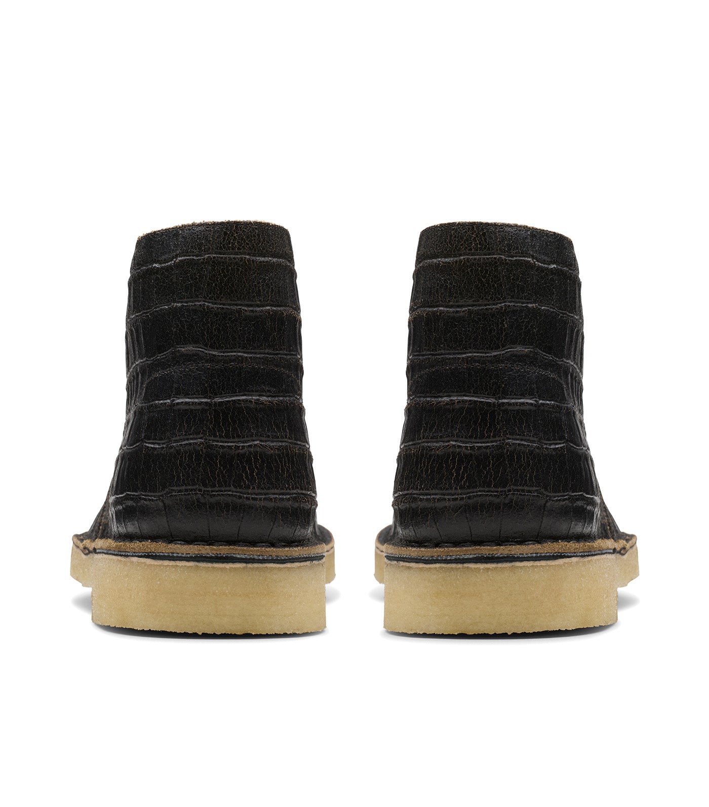 Desert Boot BlackCroc Distress