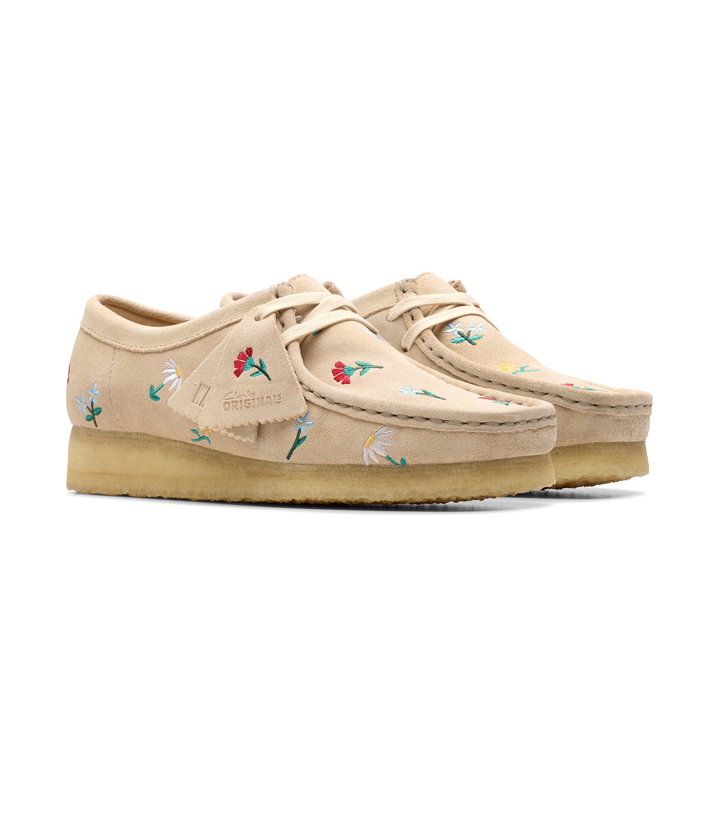Wallabee Taupe Embroidery