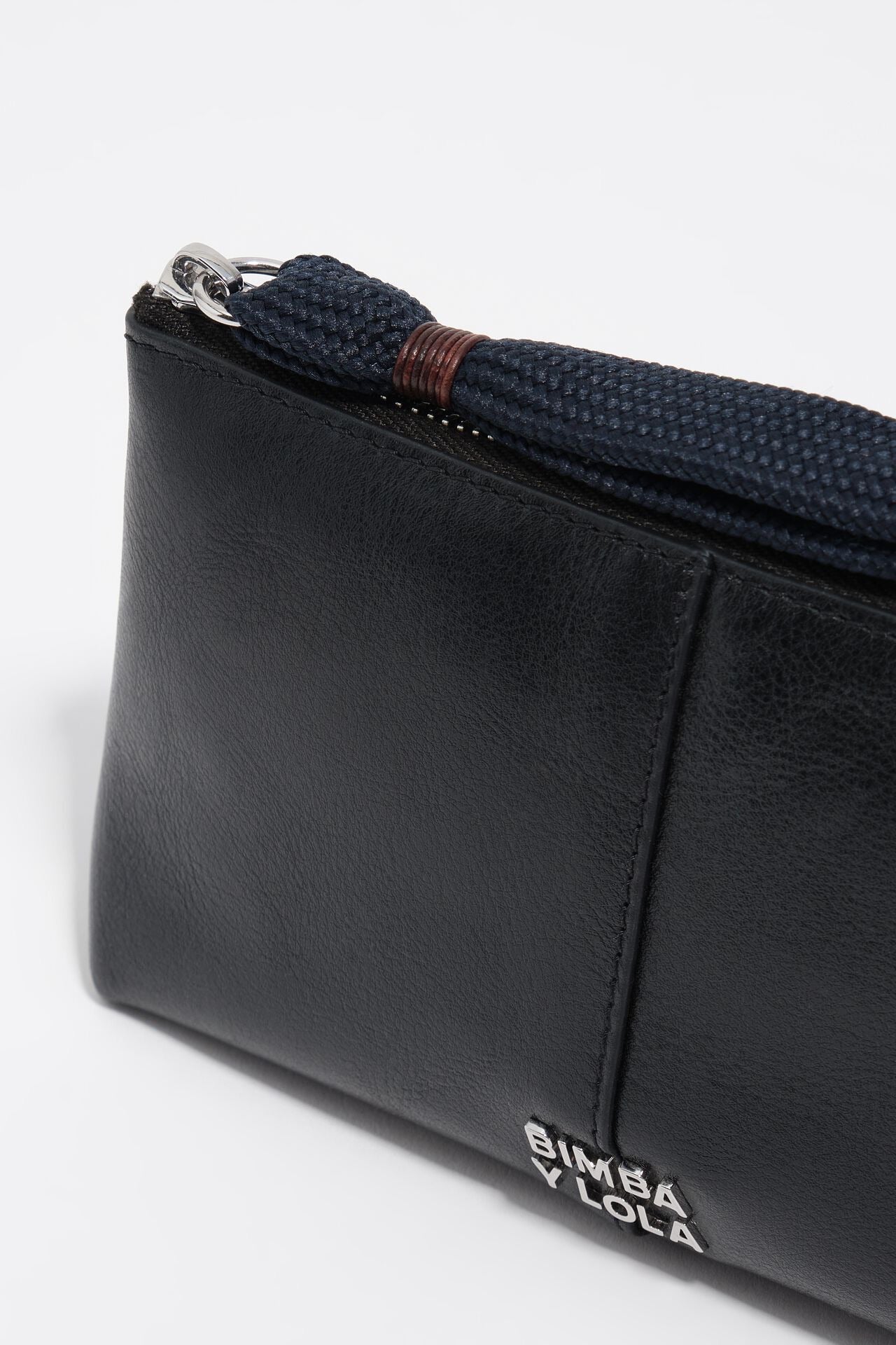 Large Leather Purse Black