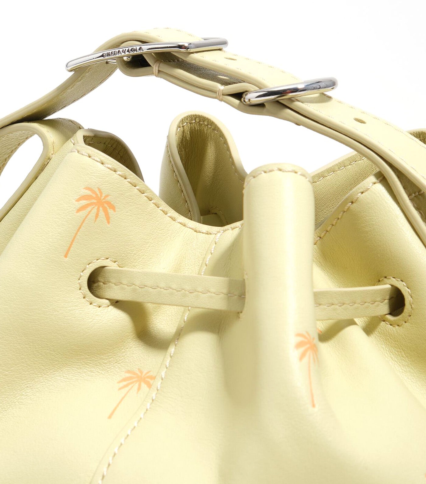 Palms Leather Carlino Bucket Bag