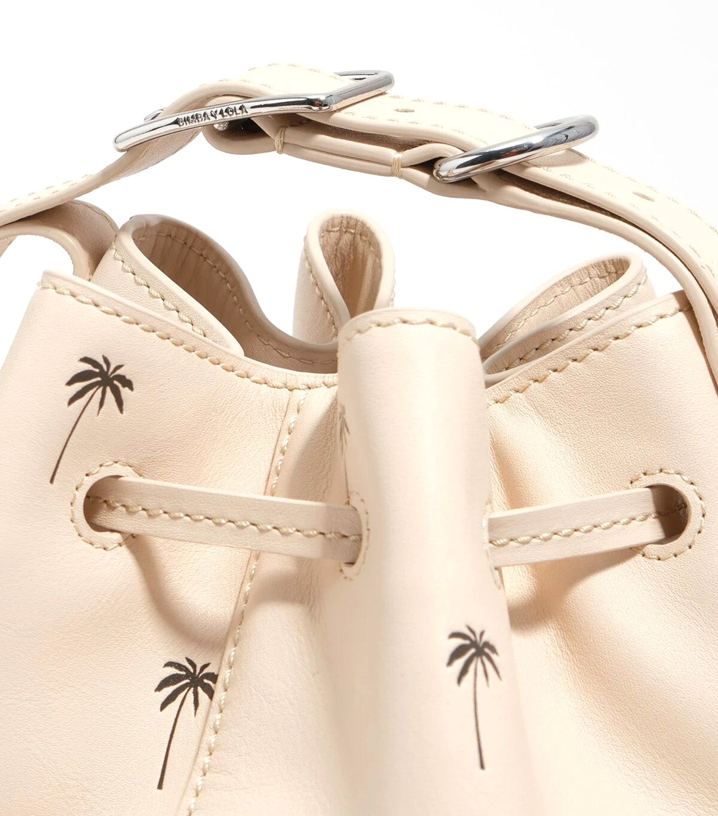 Palms Leather Carlino Bucket Bag