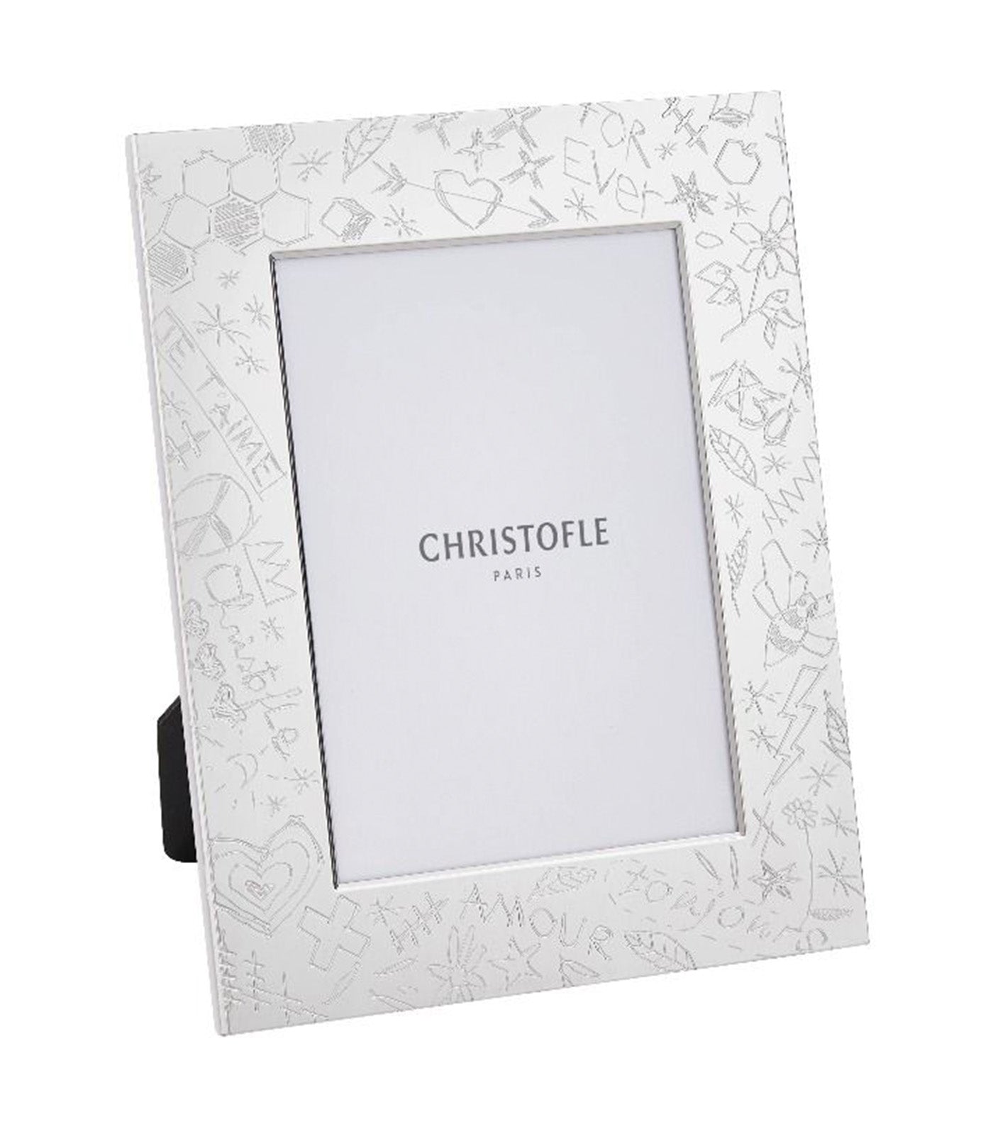Graffiti Picture Frame Silver