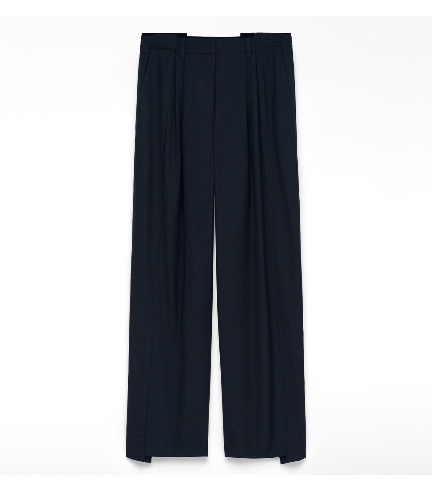 Asymmetrical Trousers Black