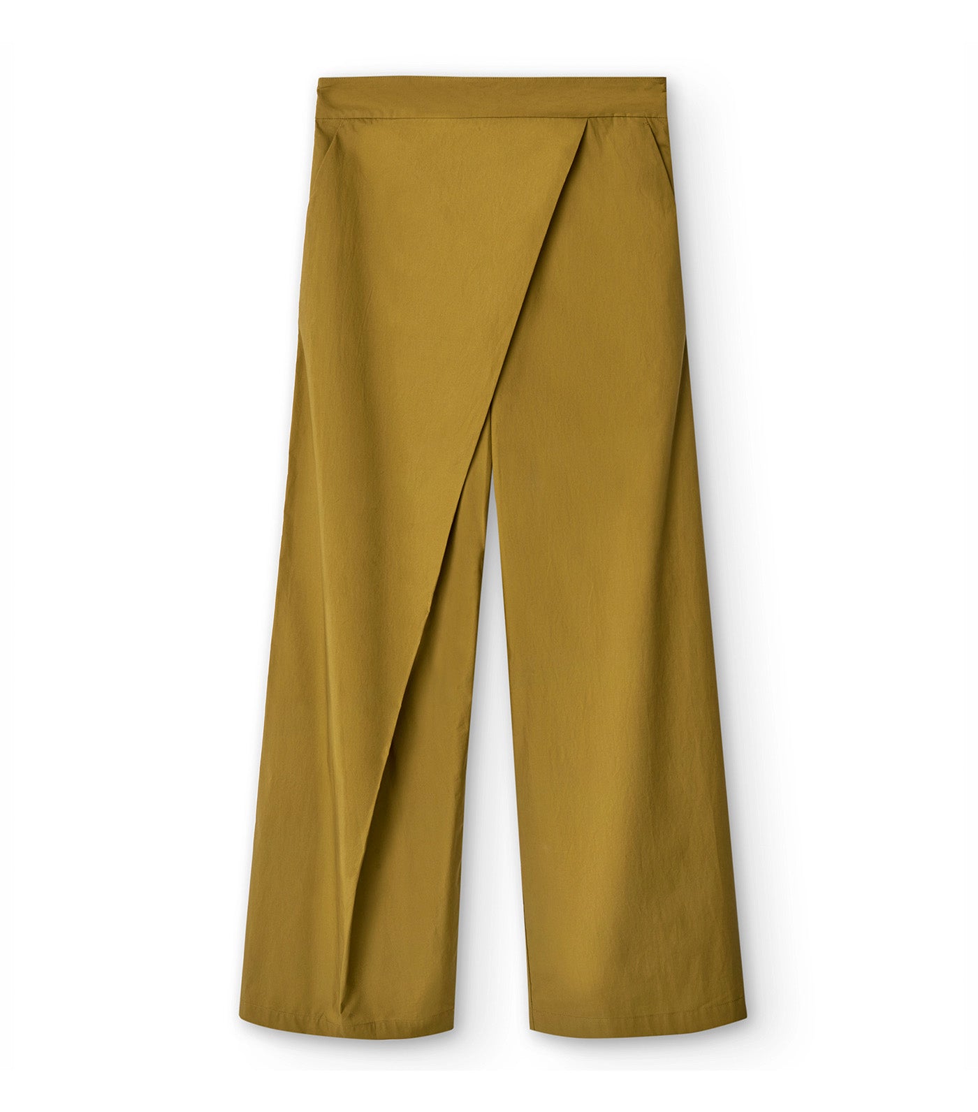 Cotton Cross-Front Trousers