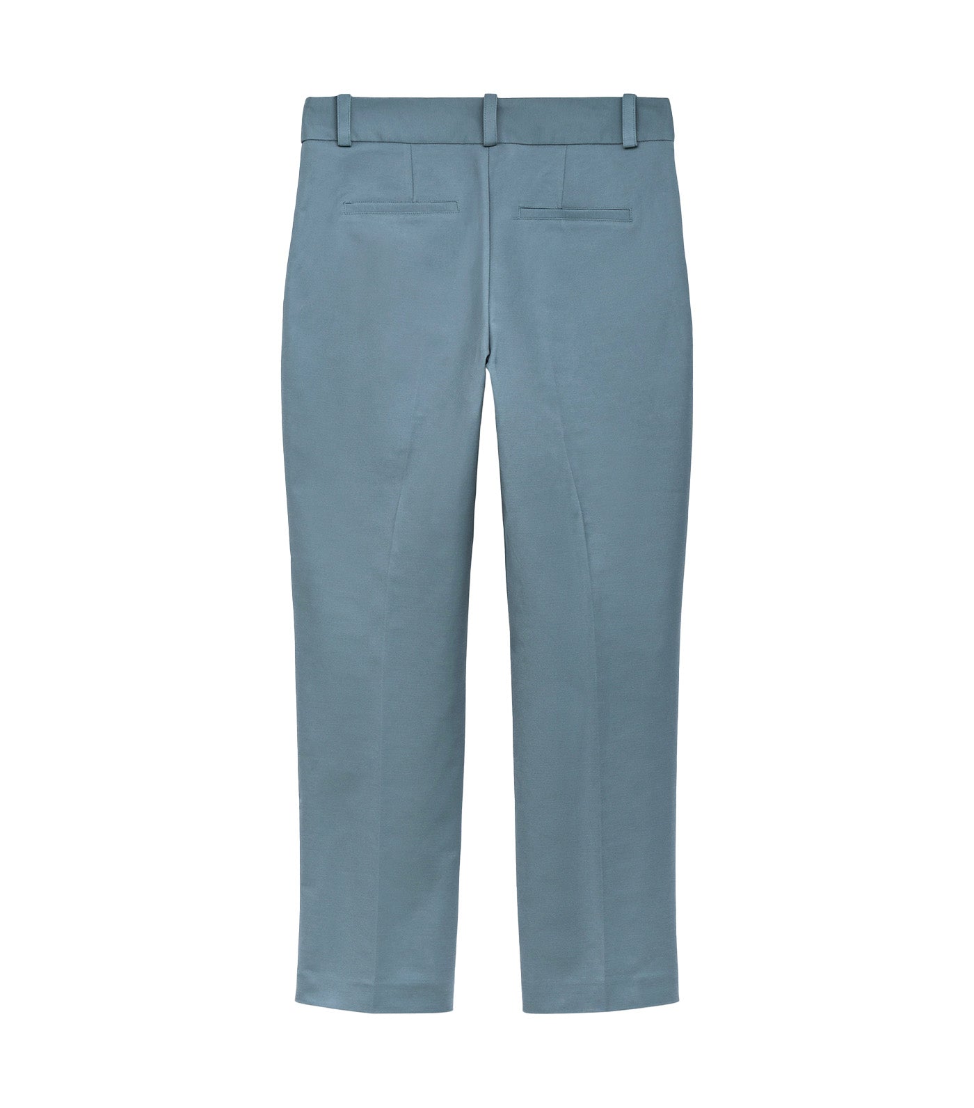 Adolfo Dominguez Skinny Fit Ankle-Length Trousers Blue/Gray