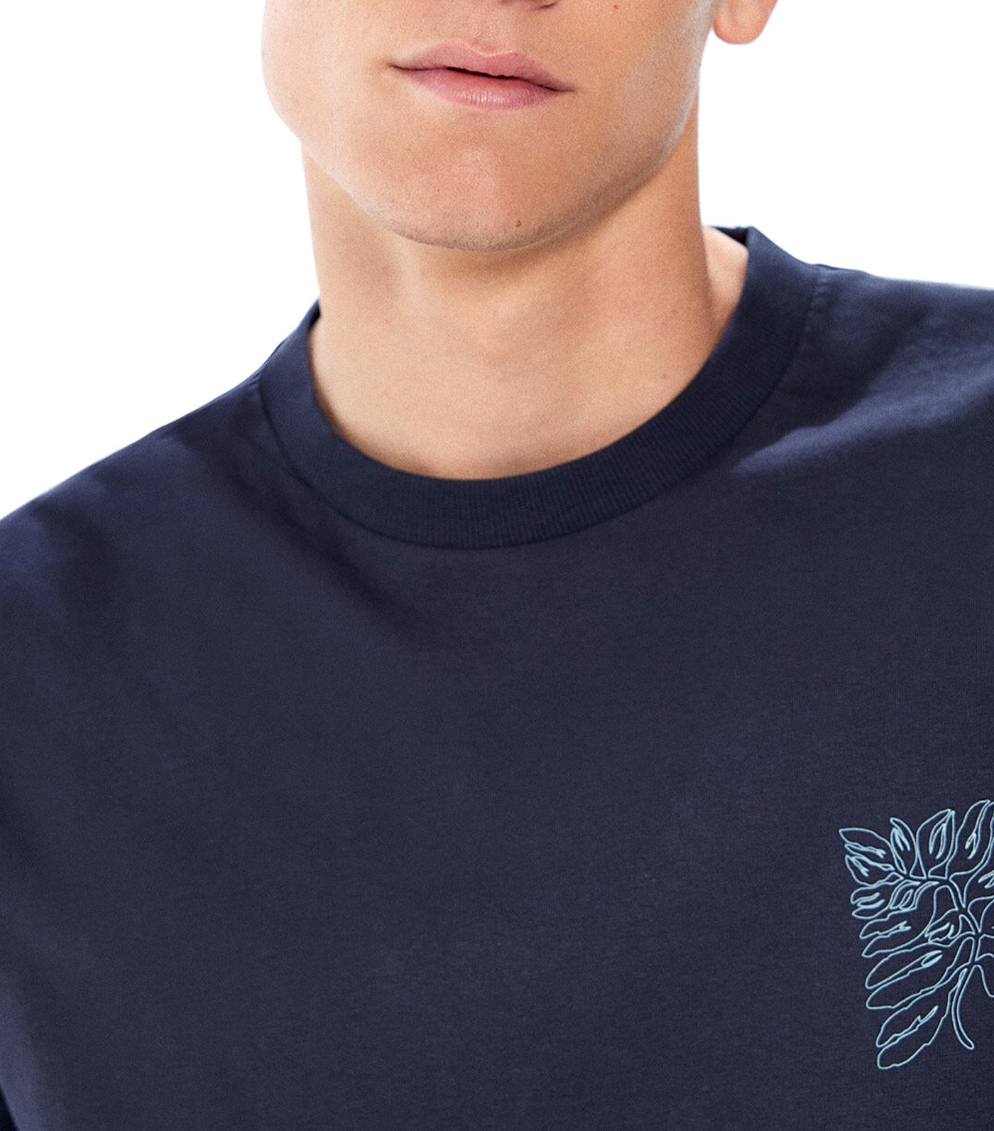 Botanical T-Shirt Dark Blue