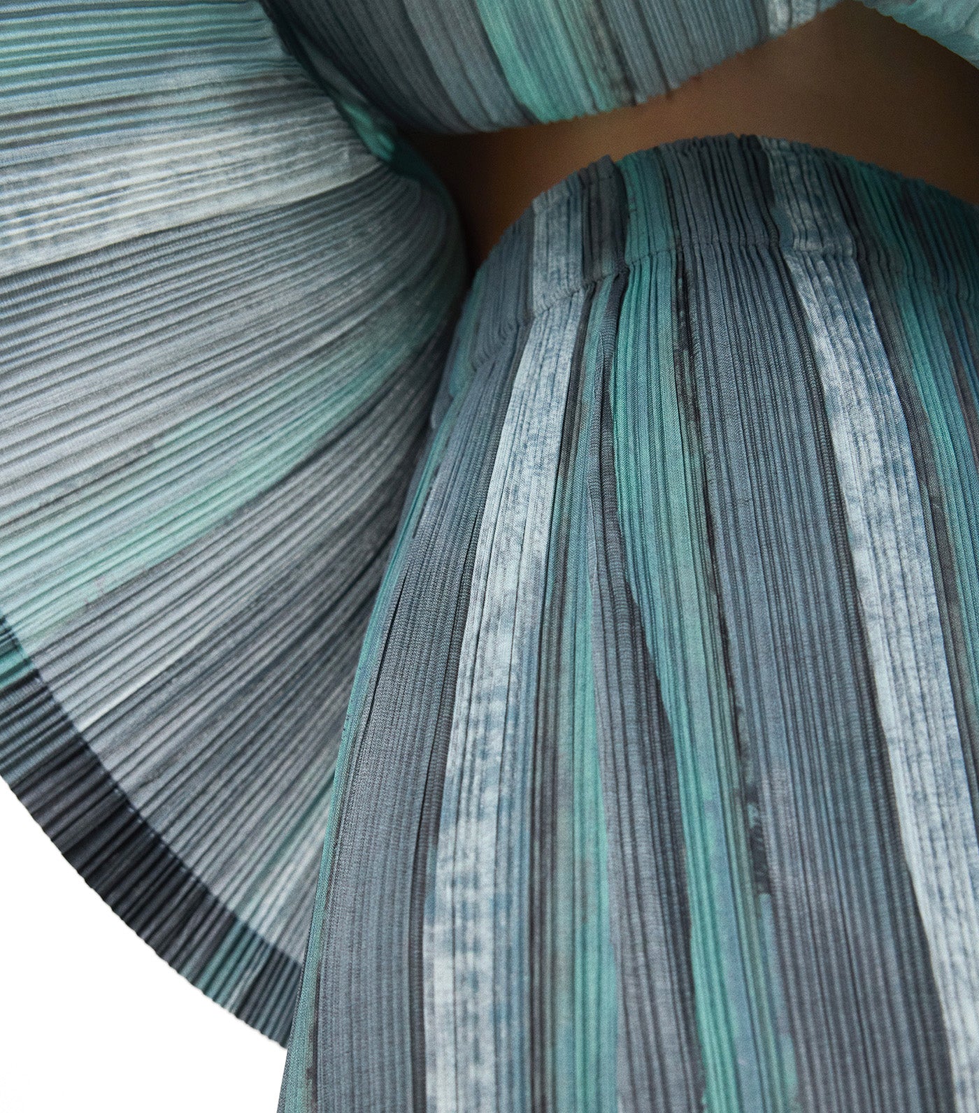 Printed Crinkle Trousers Multicolor