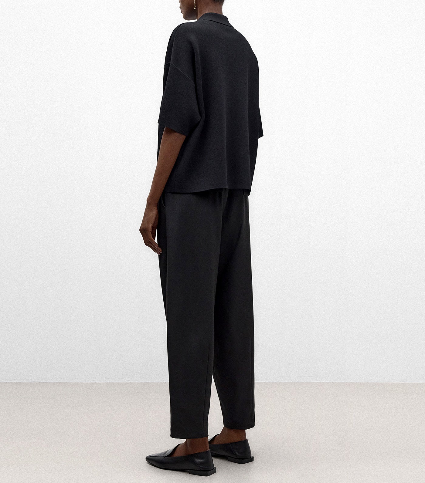 Front-Pleat Jogger Trousers