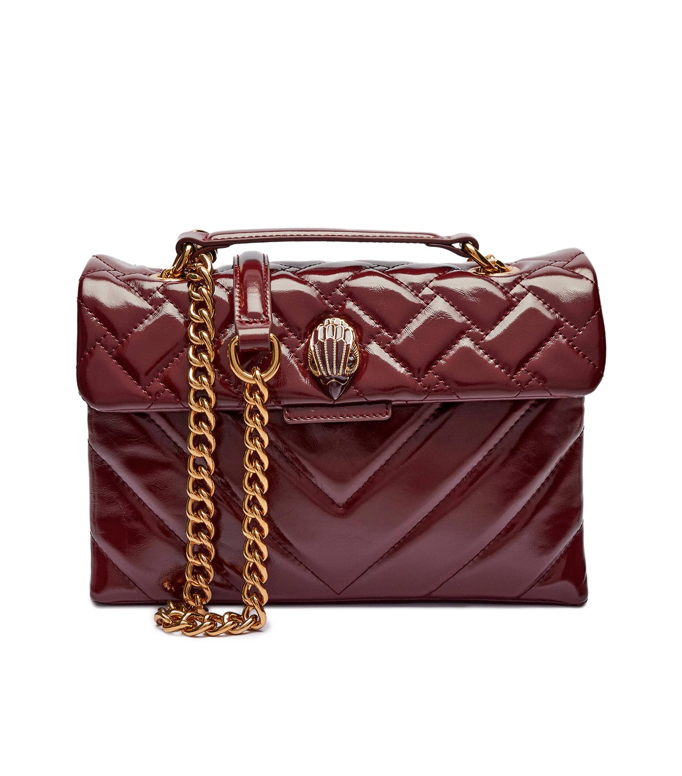 Leather Kensington Bag Wine