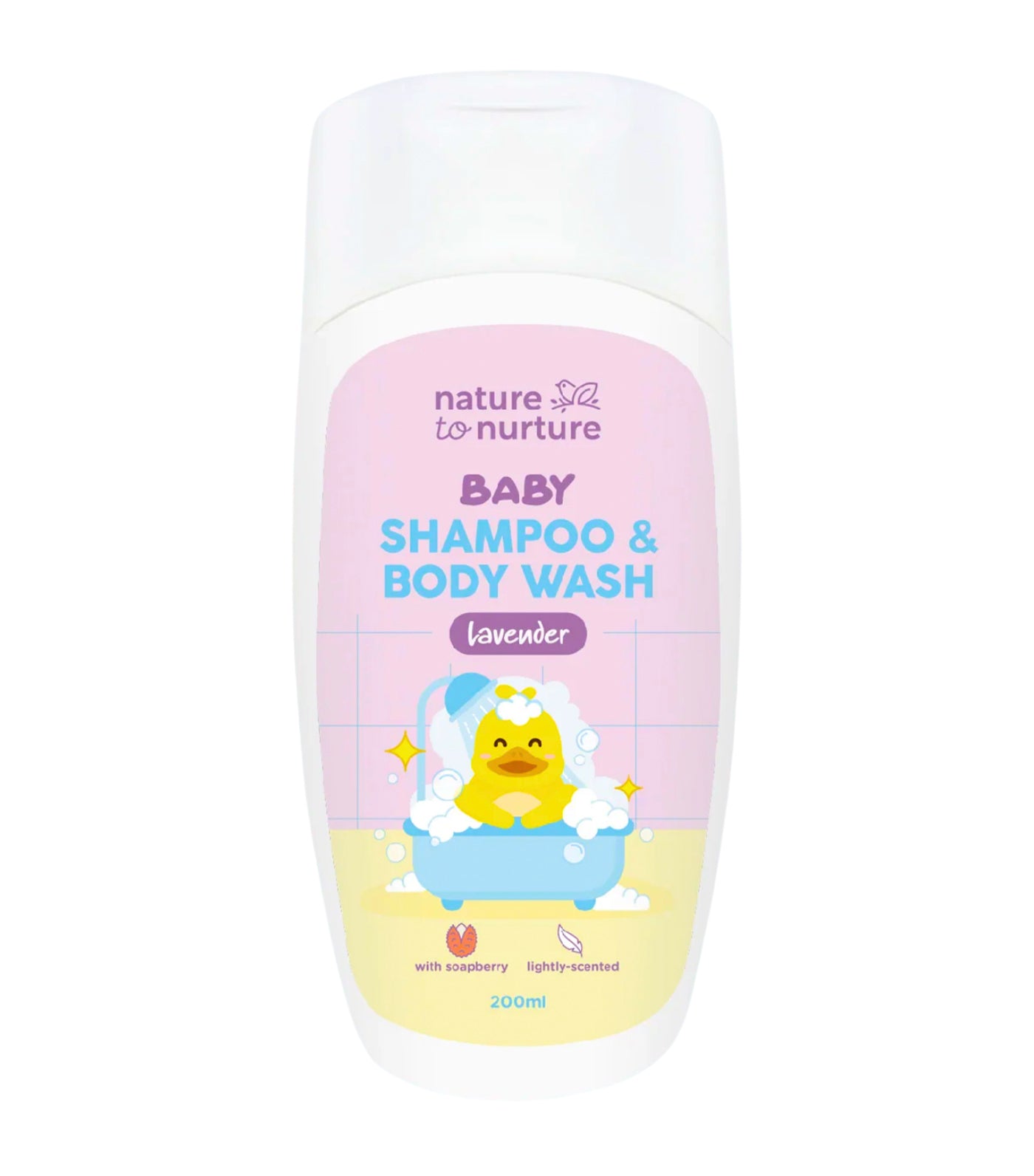 200ml Baby Shampoo & Baby Wash - Lavender